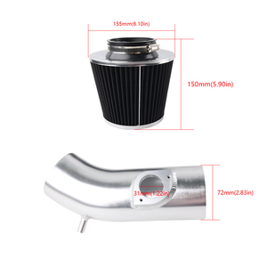 AOSU High Quality Black Air Intake Induction Kit + High Flow Filter for 2014-2016 Mazda3 Mazda6 2.5L L4 Skyactiv-G AIM024-BK-SL - Product Image 6
