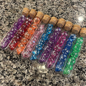 Tianjing 50ml Ps <b>Plastic</b> Test <b>Tube</b> With Cork Transparent For Coffee Beans Storage - Product Image 4