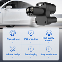 Adaptateur de chargeur CCS2 pour véhicule électrique 400A 1000V, station de charge DC pour véhicule électrique, convertisseur CCS COMBO 2 vers TPC compatible avec Tesla