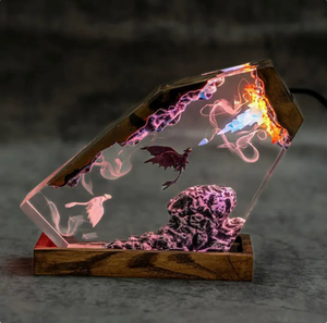 Lampe en résine <span class=keywords><strong>Dragon</strong></span> Noir et Blanc |   Ornement en résine Toothless & Light Fury, Décoration et veilleuse <span class=keywords><strong>How</strong></span> <span class=keywords><strong>to</strong></span> <span class=keywords><strong>Train</strong></span> Your <span class=keywords><strong>Dragon</strong></span> - Product Image 4