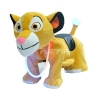 Équipement de jeu pour enfants : animaux en peluche marcheurs à piles, animaux à monnayeur