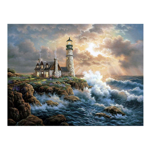 Décorations pour <span class=keywords><strong>la</strong></span> <span class=keywords><strong>maison</strong></span> à vendre <span class=keywords><strong>Kit</strong></span> de peinture <span class=keywords><strong>diamant</strong></span> côte <span class=keywords><strong>maison</strong></span> et phare bricolage 5d <span class=keywords><strong>diamant</strong></span> <span class=keywords><strong>broderie</strong></span> pleine perceuse Art Mural - Product Image 1