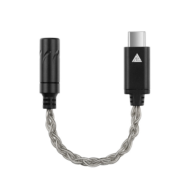 QKZ TC MAX TC MAX PRO Adapter Cable for Mobile Phone Type-C to 3.5mm Oxygen-Free Copper Silver-Plated Wire Android Compatible