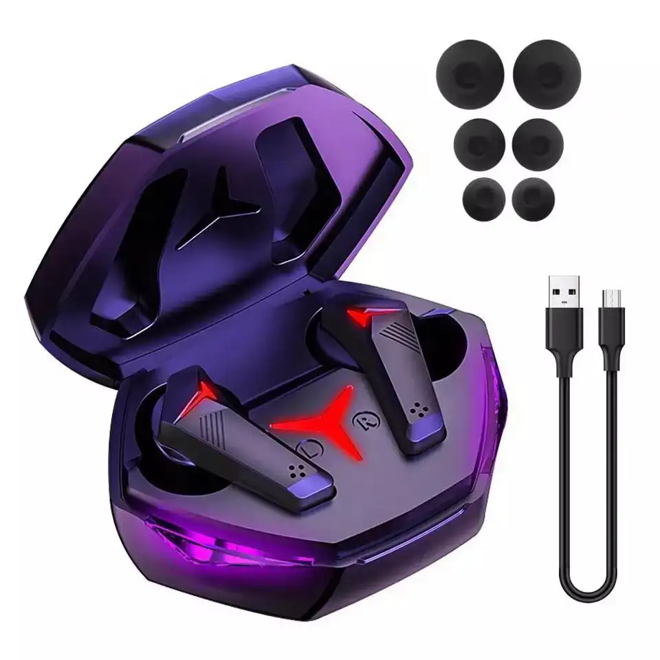 Low Latency Gaming Earbuds T33 Stereo In Ear Headphone Stereo Wireless Earphone 5.2 TWS Gaming Earphone