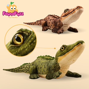 Custom Realistic Alligator Plush Toys Factory Direct | High Quality PP Cotton <strong>Plastic</strong> Stuffed <strong>Animals</strong> for Birthday Kid Gifts - Product Image 1
