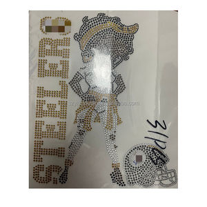 تطريزات كريستالية مخصصة لفريق بيتسبرغ ستيلرز لكرة القدم الأمريكية للقمصان الرياضية - Product Image 4