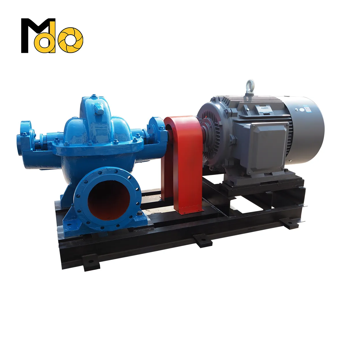 Long distance sucking water supply horizontal double suction split case water pump