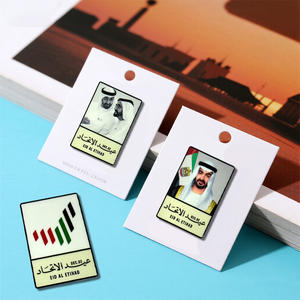 Insignias magnéticas de los Emiratos Árabes Unidos 2025 listas para retrato de líder con eslogan del Día Nacional Pin de solapa dorado en costumbre cultural de Oriente Medio - Product Image 6