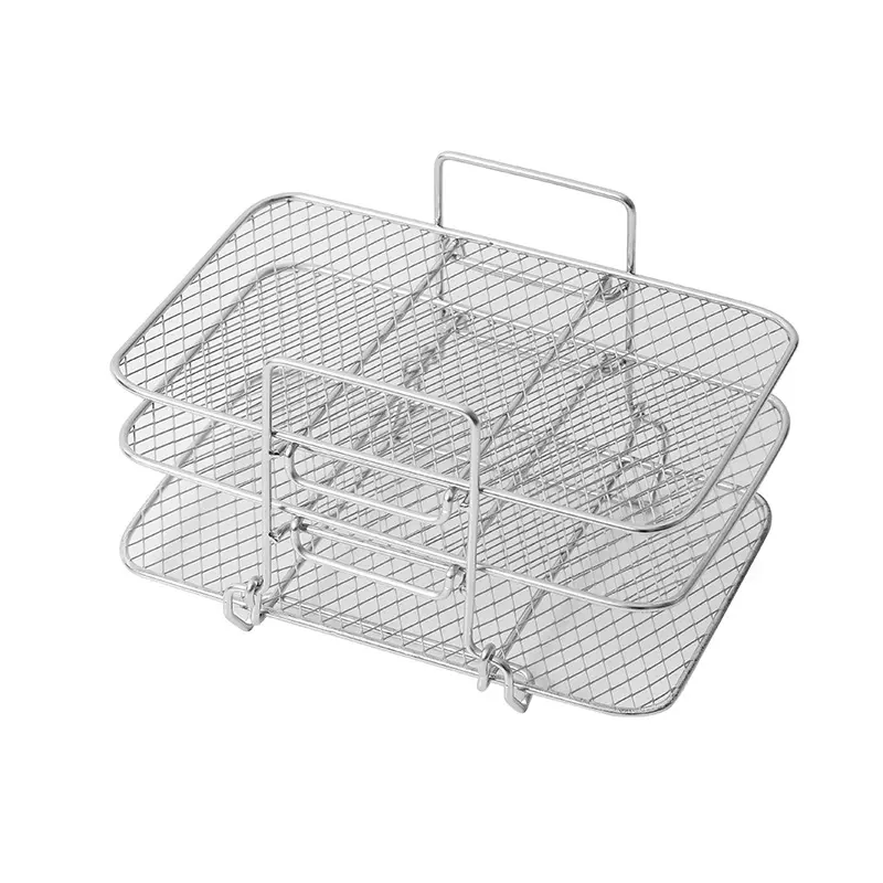 oven /Air fryer accessories 304 Stainless steel Baking Net, Pot Pressure Cooker Canning net with leg cold drying net