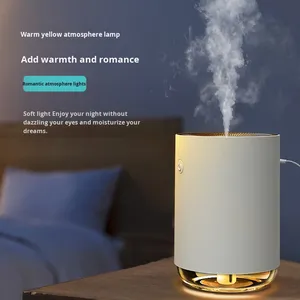 Desktop 0.5L Silent Plastic <b>Humidifier</b> with Ambient Light Low Noise 3W 36dB USB Powered for Bedroom Household Use - Product Image 2
