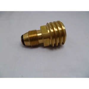 Propane Gas Tank Adapter Copper Plug In Connection For US And Canada Use - Product Image 2