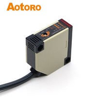Capteur photoélectrique de type AC E3JK-DS30A1 NO/NC réglable pour la détection des tissus en coton et en viscose