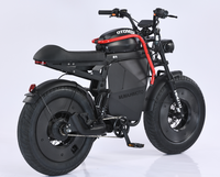 Moto électrique tout-terrain E Dirt Bike 500W 48V 21Ah 50km/h avec pneus larges 20x5 pouces, frein à disque hydraulique, E-Bike Pro