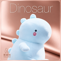 Boneka Dinosaurus Lucu 30CM, Mainan Boneka Lembut Isi Kapas PP, Hadiah Ulang Tahun, Mainan Hewan Bayi Custom, Grosir