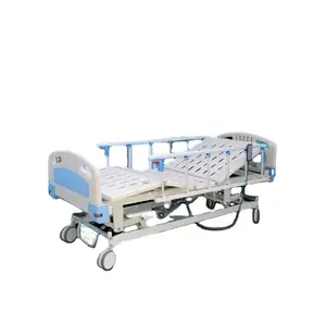 Adjustable Hospital Bed 3 Crank Manual Hospital Bed Portable Manual Medical Bed For Sale