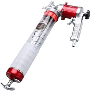 900 Cc Fully Automatic Heavy Duty Pneumatic Grease Gun 10000PSI Air Operated Grease Gun