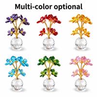 Jarrón de Flores de Cristal K9 Hecho a Mano, Cristal Óptico Multicolor Personalizado, Adorno Floral Decorativo, Venta al Por Mayor