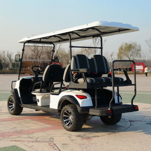 รถกอล์ฟไฟฟ้าสำหรับล่าสัตว์แบบใหม่ของจีน ยี่ห้อคลับคาร์ พร้อมแบตเตอรี่ลิเธียม มอเตอร์ 5 กิโลวัตต์ รับน้ำหนักได้ 300 กิโลกรัม 6 ที่นั่ง - Product Image 6
