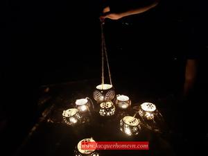 Maceta colgante de concha de coco de Vietnam - Product Image 6