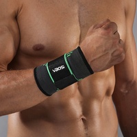 Soporte de Muñeca Deportivo Flexible y Ajustable VBOSi 0117A, de Nailon Ligero, para Hombres y Mujeres, para Bolos, Voleibol, Bádminton