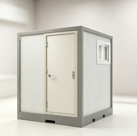 Salle de bain modulaire préfabriquée intégrée en acier préassemblé pour chantier de construction, camping
