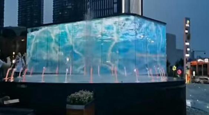 Thang máy thương mại tiết kiệm năng lượng sử dụng màn hình hiển thị thông minh sáng tạo phim Màn hình LED trong suốt sáng cho cửa sổ kính - Product Image 6