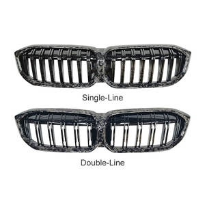 Grille avant en fibre de carbone forgée G20 G28 Grille en carbone forgée pour <span class=keywords><strong>BMW</strong></span> Série 3 G20 G28 Carbon 2 Line Diamond Front Grilles - Product Image 3