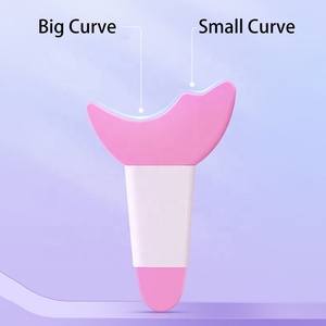 Giá tốt nhất trang điểm mắt công cụ phụ trợ lông mi công cụ ứng dụng Bút kẻ mắt trợ giúp Helper Silicone mắt trang điểm mascara lá chắn - Product Image 2