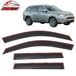Viseras para Ventanas de Mitsubishi Outlander 14-21, Deflectores de Lluvia Integrados en el Canal - Product Image 1