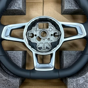 Volant en cuir pour Volkswagen <span class=keywords><strong>GTI</strong></span> GTD GTE Tiguan Polo VW <span class=keywords><strong>Golf</strong></span> 4 5 6 7 7.5 8 MK4 5 6 7 7.5 8 7 R Accessoires de voiture - Product Image 3