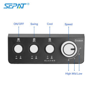 تبريد هواء متنقل 50 لتر تيار متردد V من النوع المنزلي بالتبخر في أرضية المنزل للمستودعات التجارية - Product Image 4
