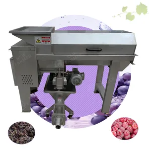 Industrial Grape Crusher And Separator Machine Grapes Stem Remover And Smasher Machine Grape Stubble Crusher