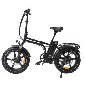 QUEENE/NUEVA <span class=keywords><strong>bicicleta</strong></span> eléctrica <span class=keywords><strong>plegable</strong></span> de neumáticos gruesos de 20 pulgadas con <span class=keywords><strong>bicicleta</strong></span> motorizada integrada de magnesio para el mercado de EE. UU. - Product Image 1