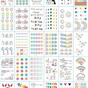 สติกเกอร์รอยสักชั่วคราวแบบลอกลายน้ำได้สำหรับทั้งชายและหญิง - Product Image 3