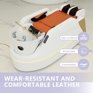 Lit de lavage électrique ergonomique à gravité zéro, design en <span class=keywords><strong>S</strong></span> avec soutien lombaire et massage - Product Image 5