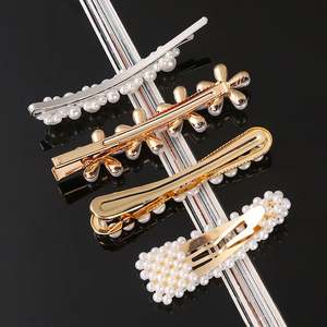 กิ๊บติดผมแฟชั่นเกาหลีแบบใหม่ ทำมือประดับมุก ชุดกิ๊บติดผมรูปโบว์และหัวใจสุดหรู สำหรับสาวๆ - Product Image 2