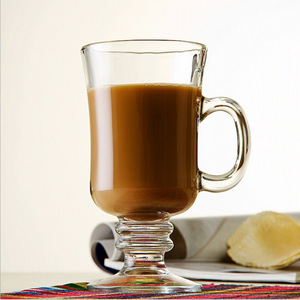Tasse en <span class=keywords><strong>verre</strong></span> de café irlandais classique poignée épaissie personnalité verres en cristal <span class=keywords><strong>verre</strong></span> au micro-ondes lave-vaisselle sûr fête - Product Image 4