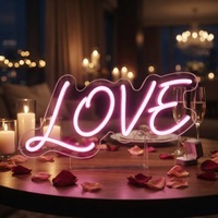 Enseigne néon personnalisée, best-seller, installation facile, résistante aux UV, décoration pour chambre, bar, mariage, lettres lumineuses LED néon