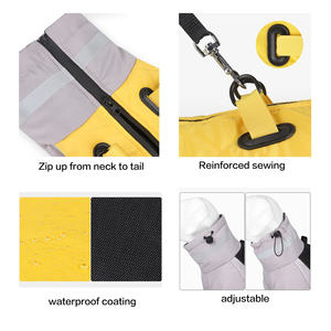 מעיל כלב בגדי חורף מעיל חם חיצוני עמיד למים עמיד בפני רוח לעבות כלב ביגוד בגדי חיות מחמד - Product Image 4