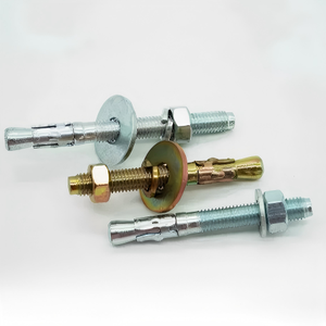 Ancrage à coin métrique chinois haute résistance, boulon d'ancrage à coin en acier au carbone galvanisé à chaud M12x120, ancres à coin en acier inoxydable - Product Image 2