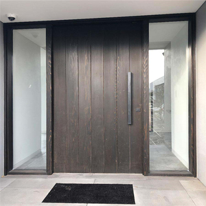 Portes pivotantes en bois pour entrée rotative - Product Image 6