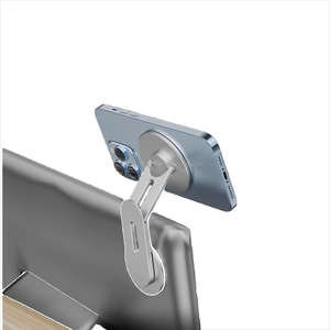 Soporte Magnético Plegable de Doble Cara para Teléfono Móvil, de Metal, para Laptop y Automóvil - Product Image 2