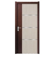 Pintu Interior Modern Berkualitas Tinggi QB, Terbuat dari PVC dan MDF, Tahan Air
