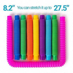 Paquete de Juguetes Sensoriales Fluorescentes de Tubo Pop, Edición Especial de Halloween, para Niños, Recuerdos de Fiesta, Alivio del Estrés, Terapia de Juego Sensorial - Product Image 4