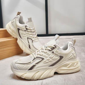Nouvelles Chaussures de Sport pour Hommes - Baskets Confortables et Tendance à Semelle Épaisse pour la Marche - Sneakers Décontractées pour Hommes - Product Image 1