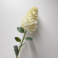Grosir Asli sentuh Pagoda Hydrangea lateks hijau biru Hydrangeas buatan Hortensia bunga untuk pernikahan Dekorasi Rumah