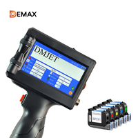 Imprimante à jet d'encre portable DMX 12.7MM Numéro de lot de matériau flexible et machine de marquage de la date de production