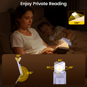 Nuova <span class=keywords><strong>Luce</strong></span> da Lettura Portatile Ricaricabile USB 2026 con 5 Modalità di Luminosità e Colore per la Lettura Notturna - Product Image 5