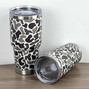 Camo 30 oz in acciaio inox Tumbler isolato doppia parete sottovuoto bottiglia di acqua con bevanda in metallo - Product Image 2