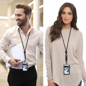 <span class=keywords><strong>Porte</strong></span>-clés longe en corde ronde réglable robuste personnalisé avec boucle de sécurité pour le <span class=keywords><strong>cou</strong></span> - Product Image 6